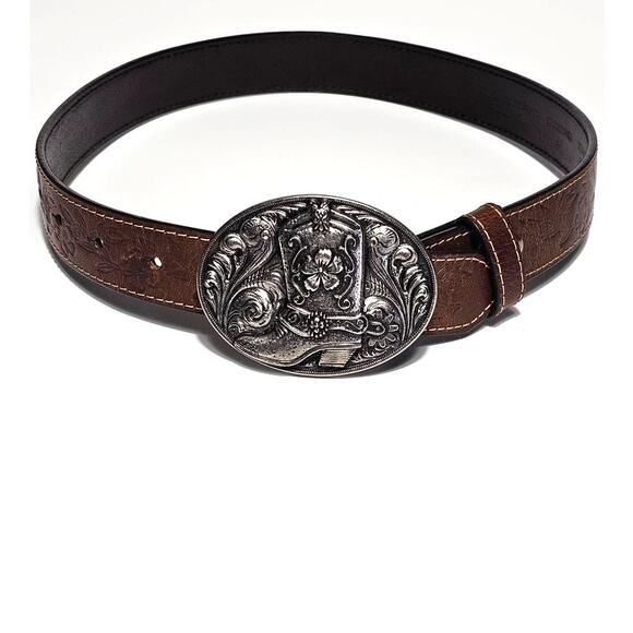 Shyanne Girls' Embossed Floral Boot Belt Size 24 - Picture 1 of 7